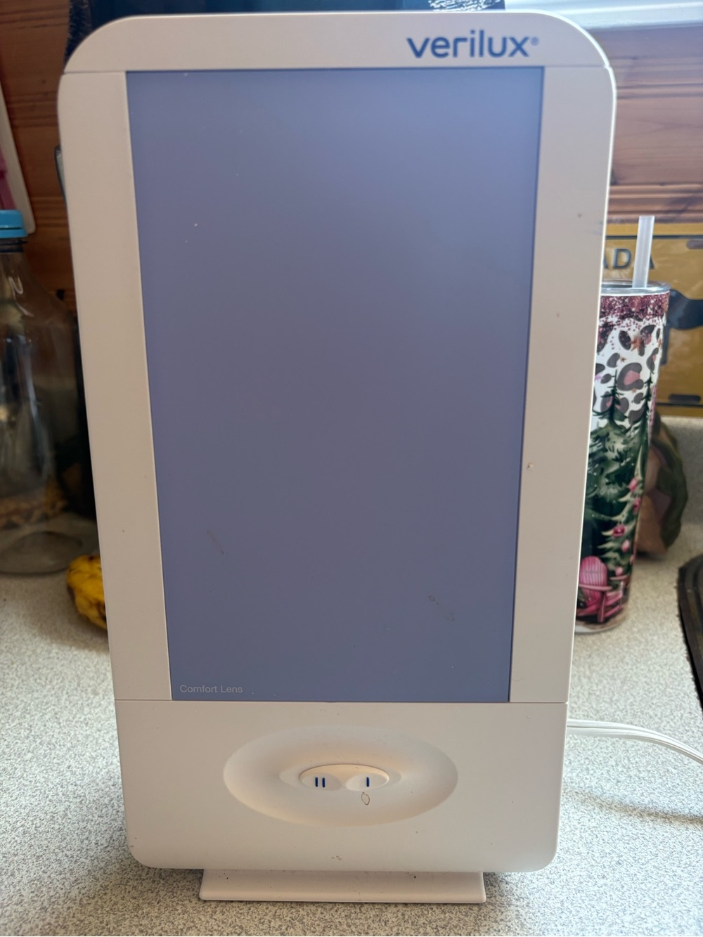 Verilux White Light Therapy Lamp for Acne & Blemish Care - White